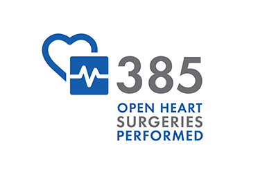 385 open heart surgeries performed